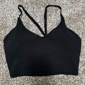 Athleta | Elation Strappy Crop | Black | S A-C